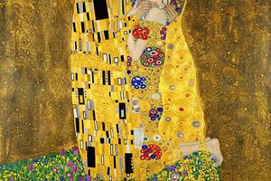 Gustav Klimt - The Kiss (Golden Phase)