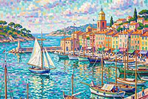 Paul Signac - The Port of Saint-Tropez