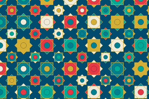 Historical Geometric - Alhambra Islamic Tiling (Girih)