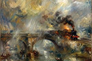 J.M.W. Turner - Rain, Steam, and Speed