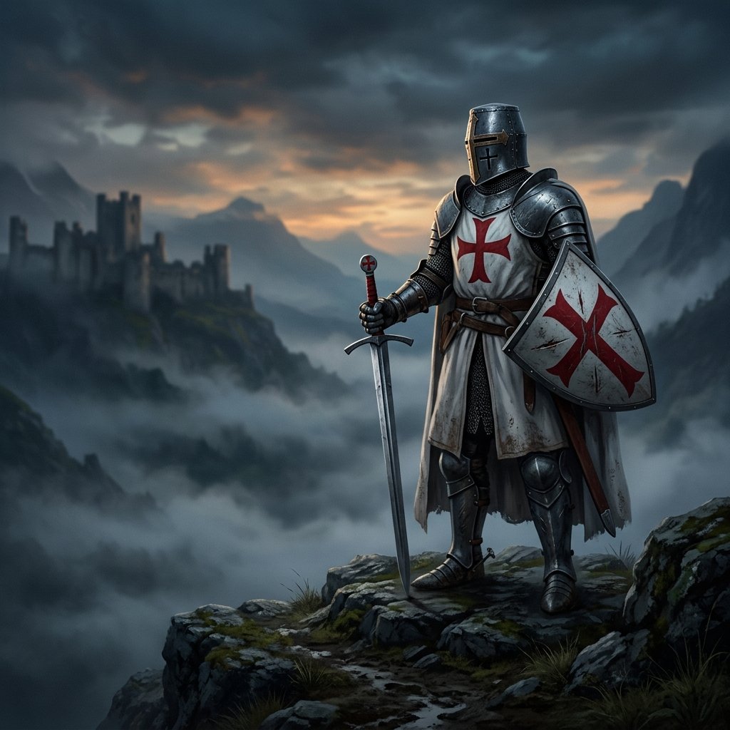 Medieval Templar Knight