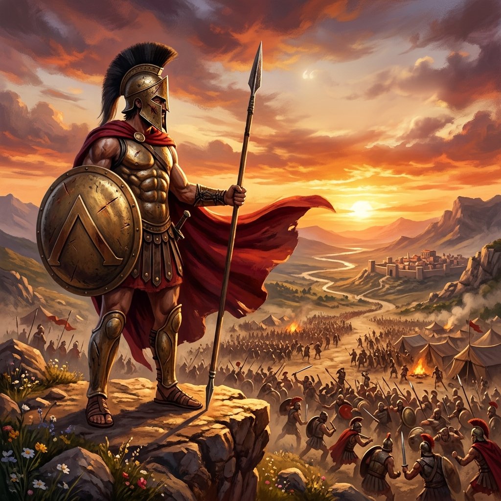 Ancient Spartan Soldier